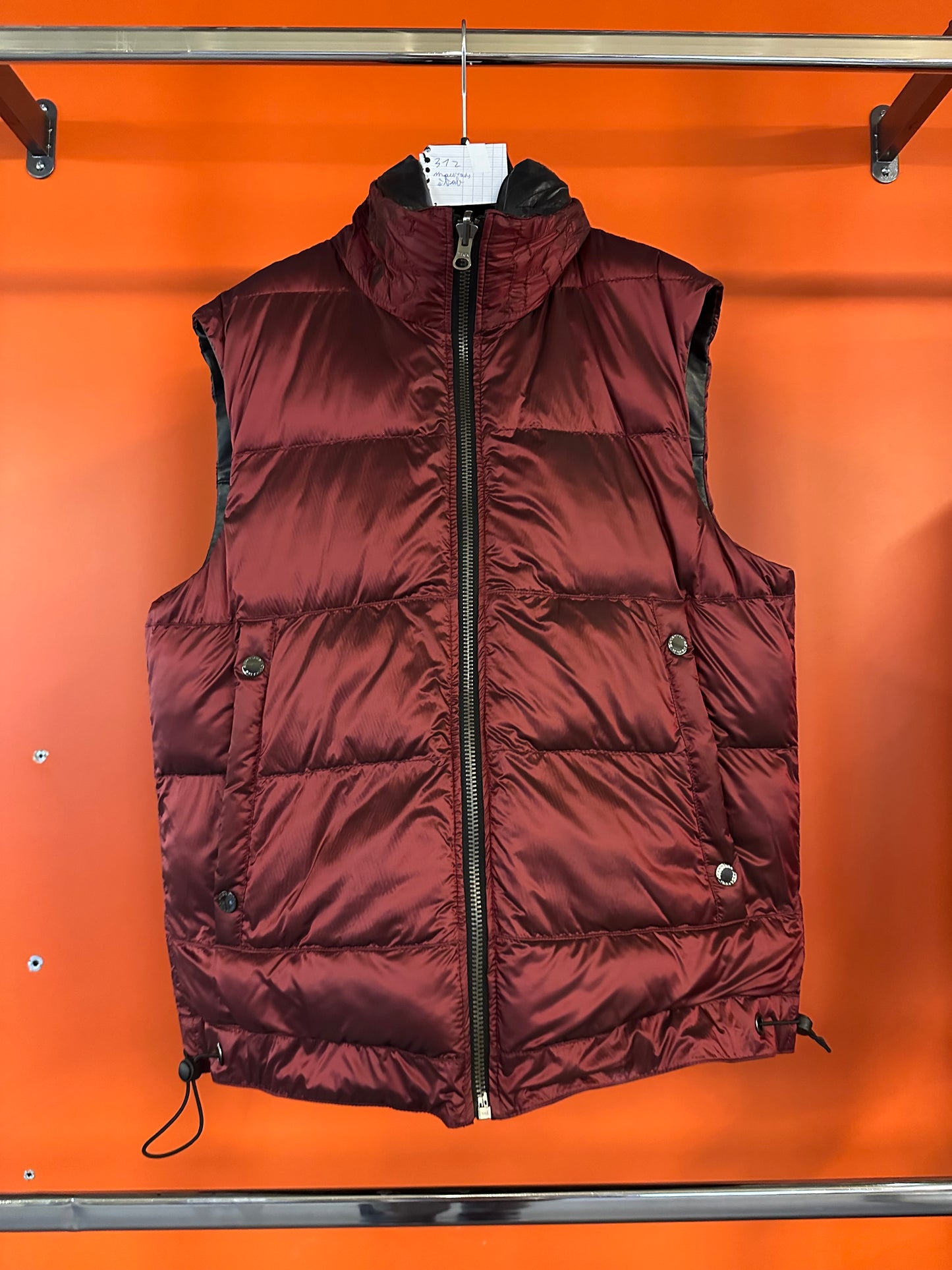 DOUDOUNE SANS MANCHE REVERSIBLE ECHANTILLON HOMME