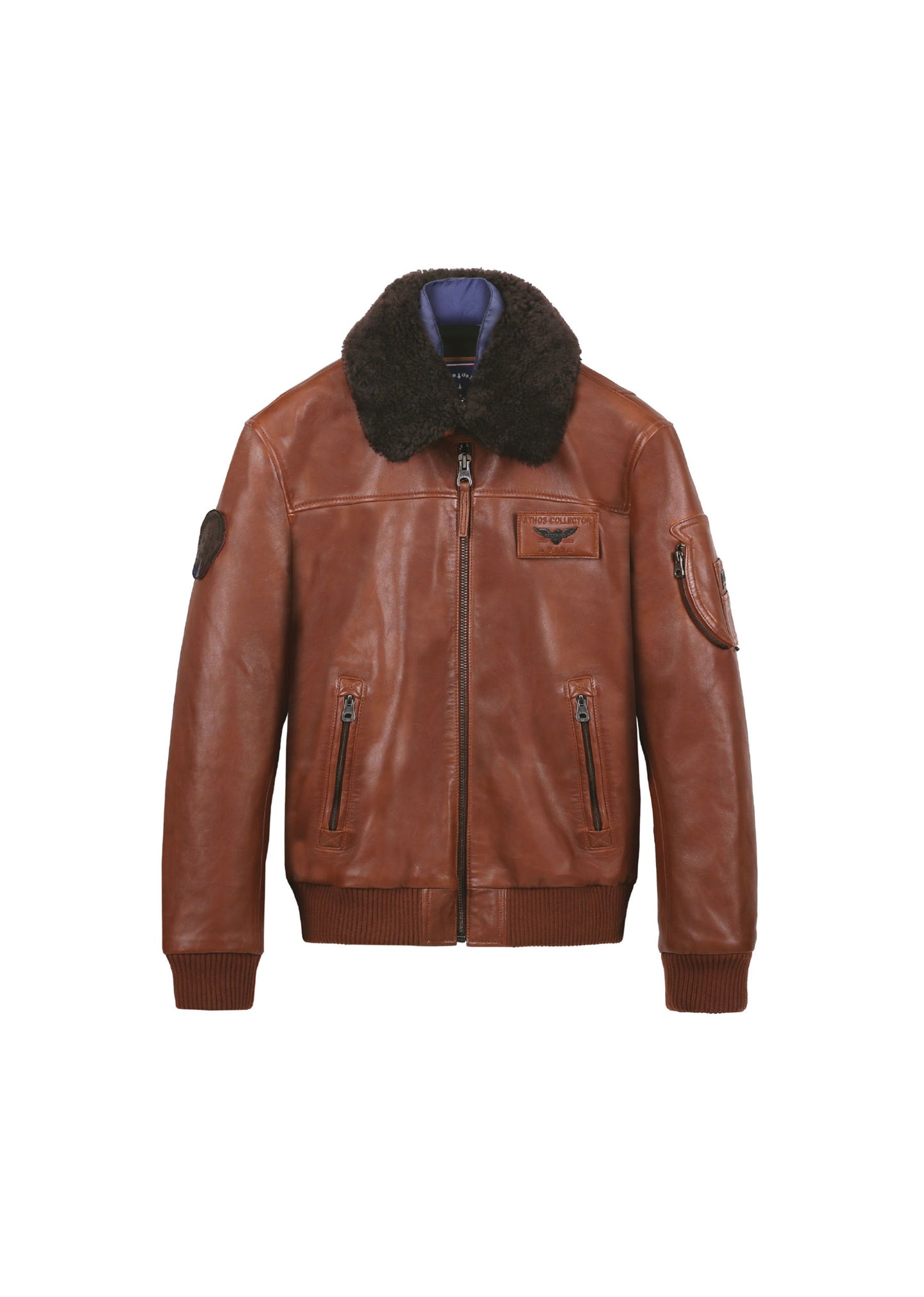 Blouson en cuir RAFAL YCON PATROUILLE DE FRANCE