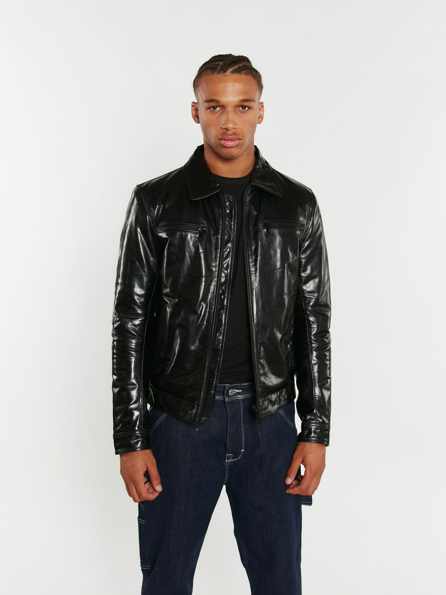 BLOUSON EN CUIR ELTON STARDUST