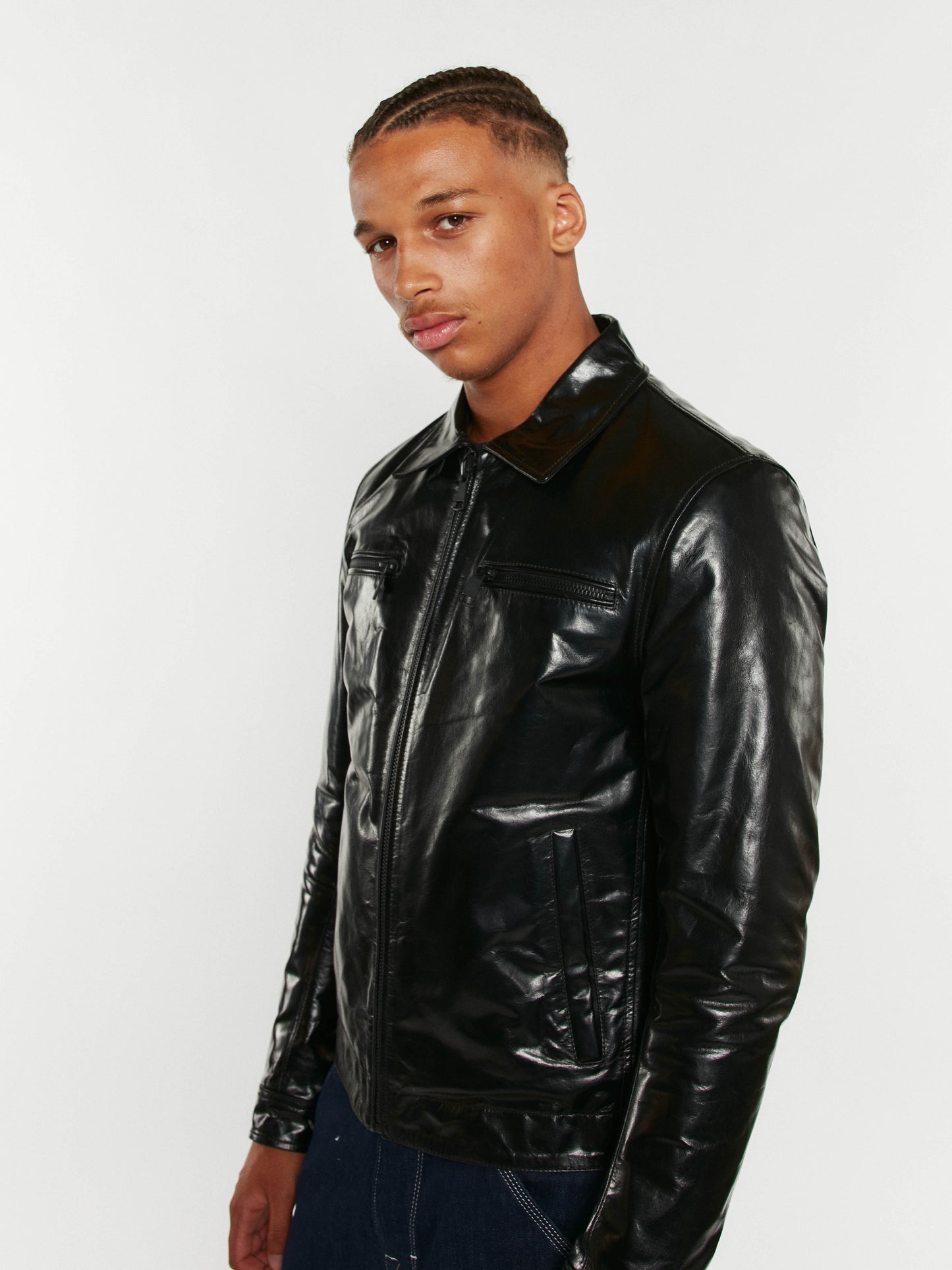 BLOUSON EN CUIR ELTON STARDUST
