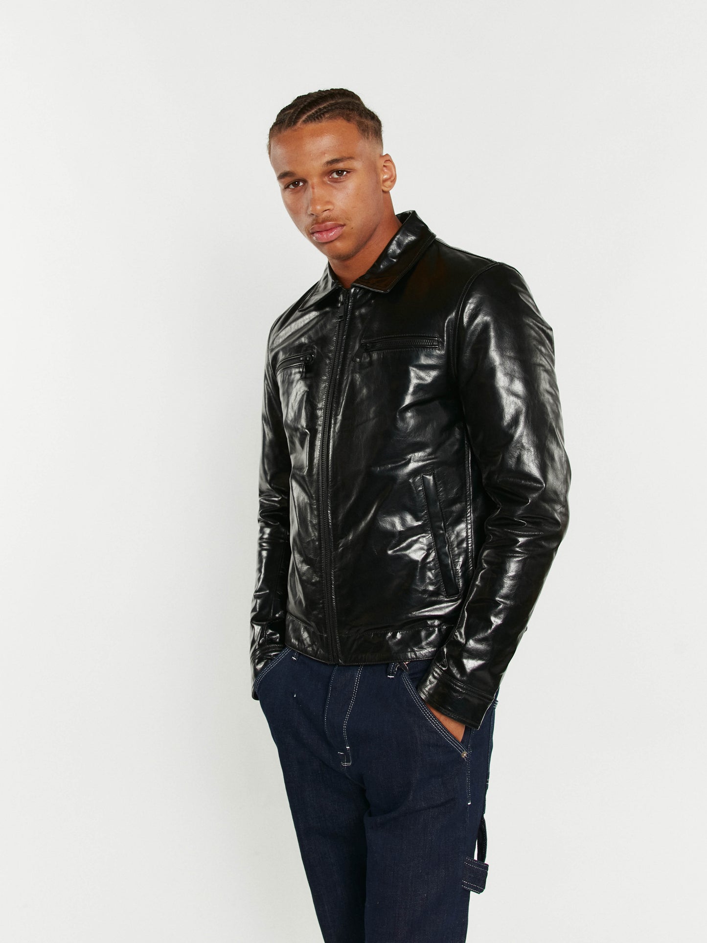 BLOUSON EN CUIR ELTON STARDUST