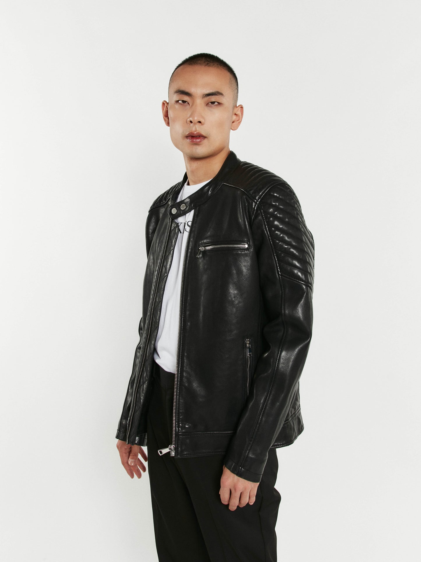 BLOUSON EN CUIR MARTINI PICKLE