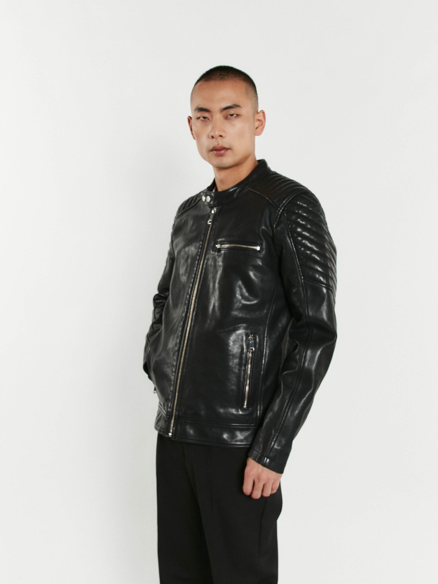 BLOUSON EN CUIR MARTINI PICKLE