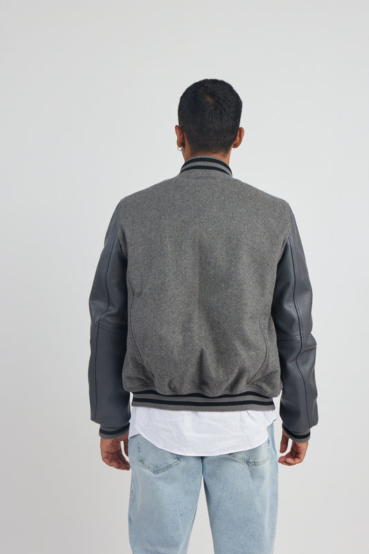 BLOUSON EN CUIR OXFORD HATCH