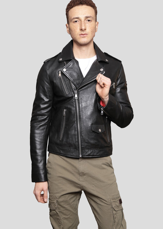VESTE EN CUIR SPEEDER STONER