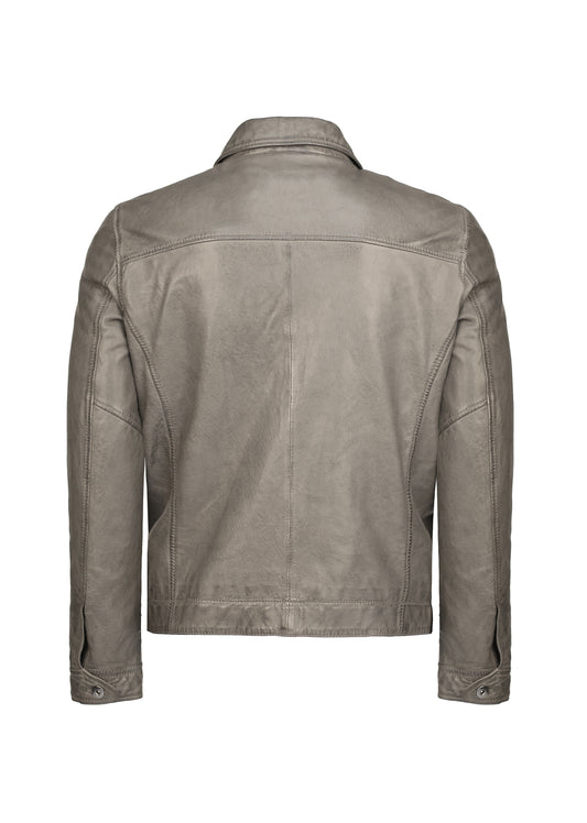 BLOUSON EN CUIR AARON QUARTZ