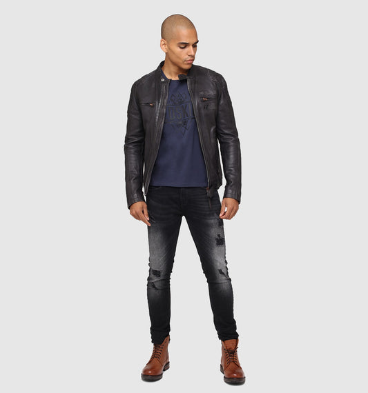 Blouson en cuir ROSSI ROCHO
