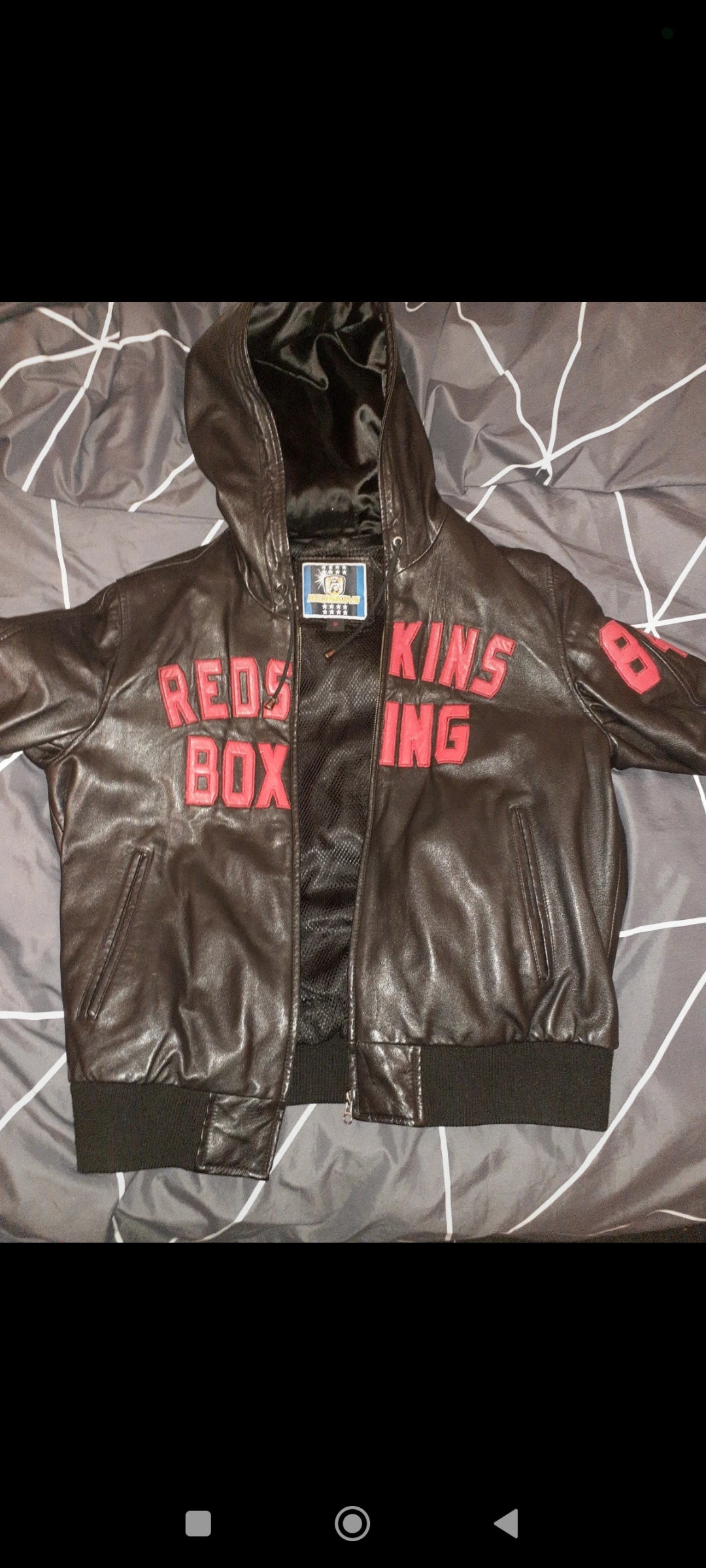Cuir redskins boxing