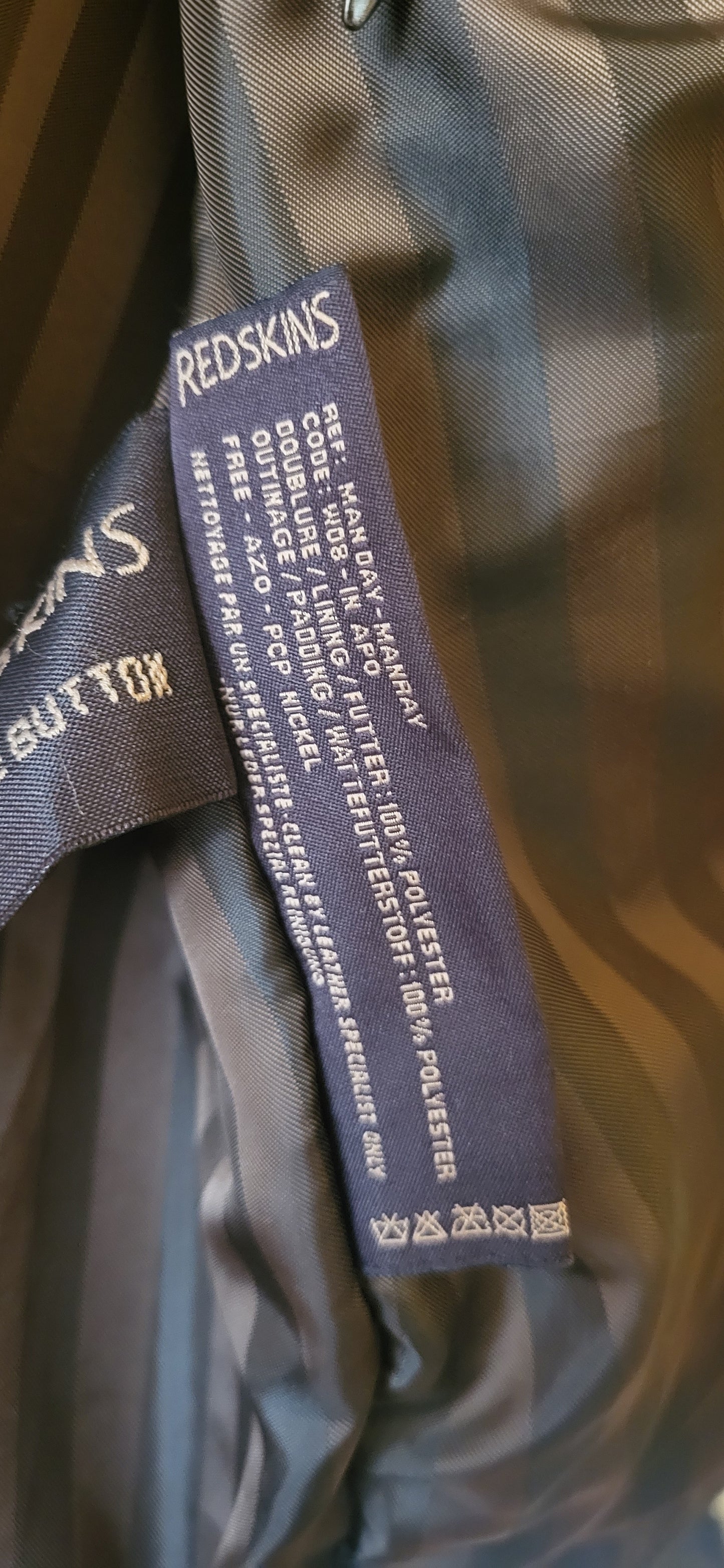 Cuir authentique Redskins