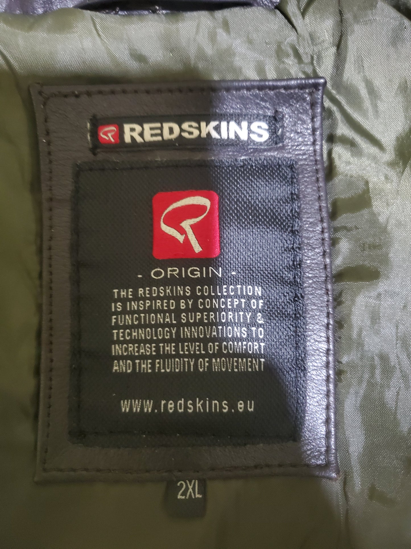 Blouson en cuir marron COMMANDER STRICKING