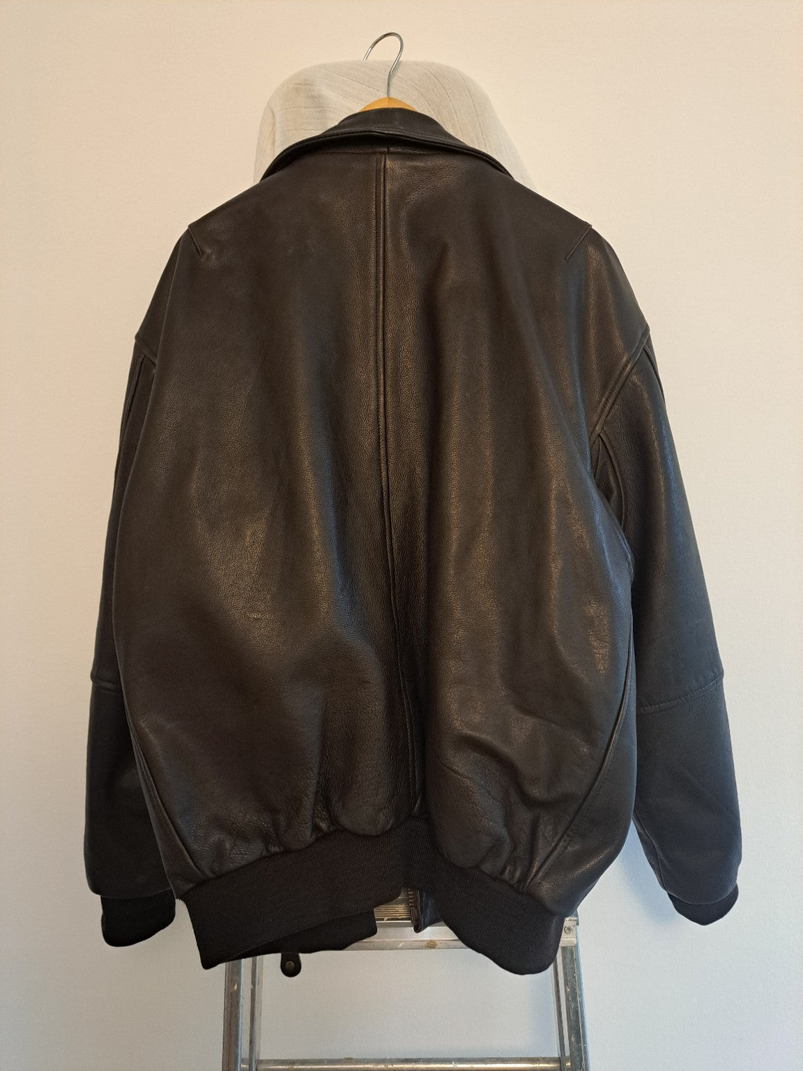 Redskins Territoire Vintage Leather Bomber Jacket