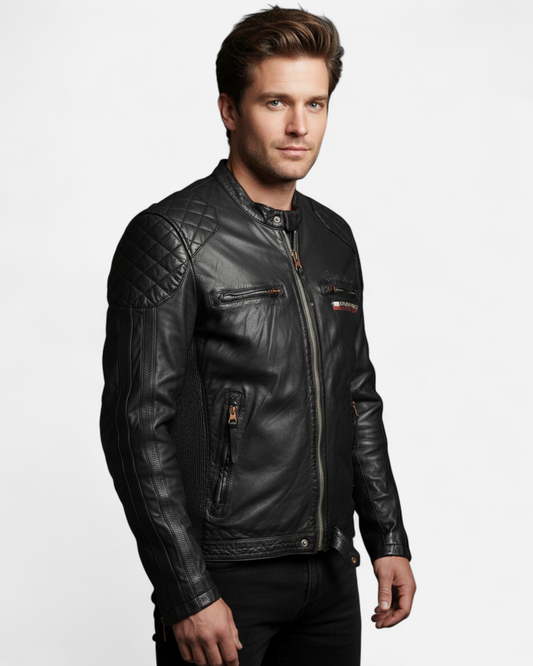 Veste en cuir Atacama  – Élégance et caractère