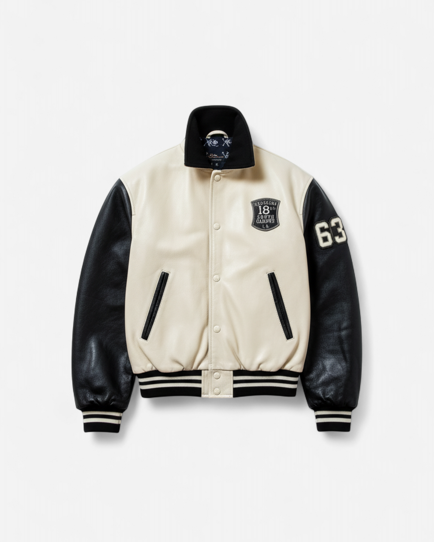 Vintage jacket teddy hand painted