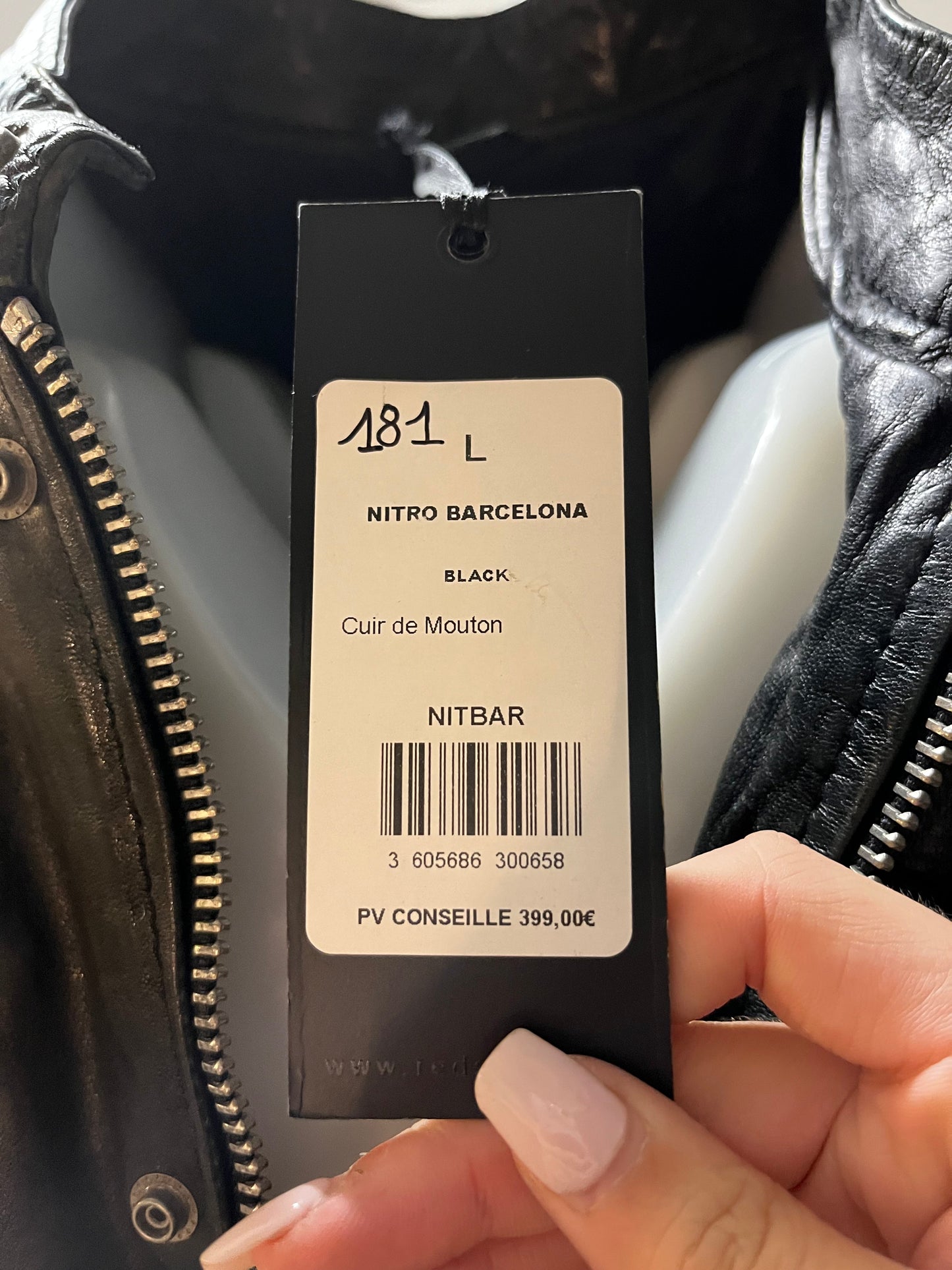 Blouson en cuir NITRO BARCELONA