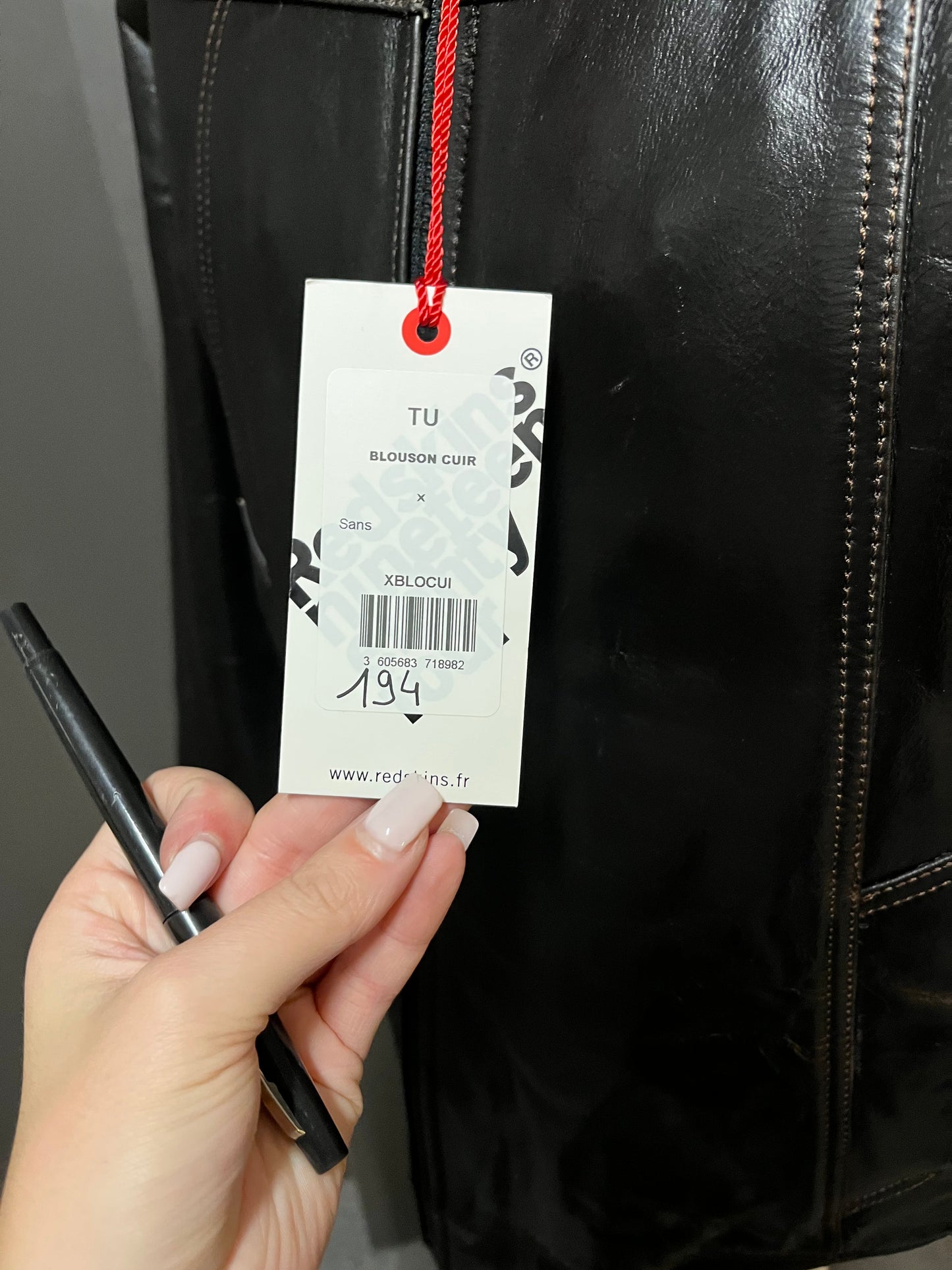 Blouson En Cuir marron RUBBETS STARDUST