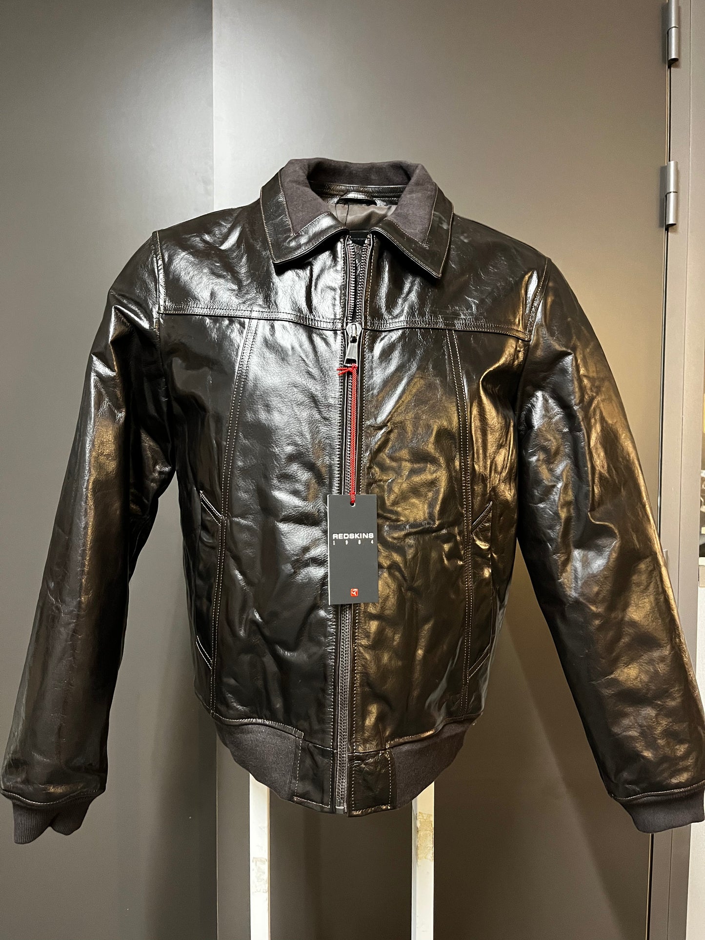 Blouson En Cuir marron RUBBETS STARDUST