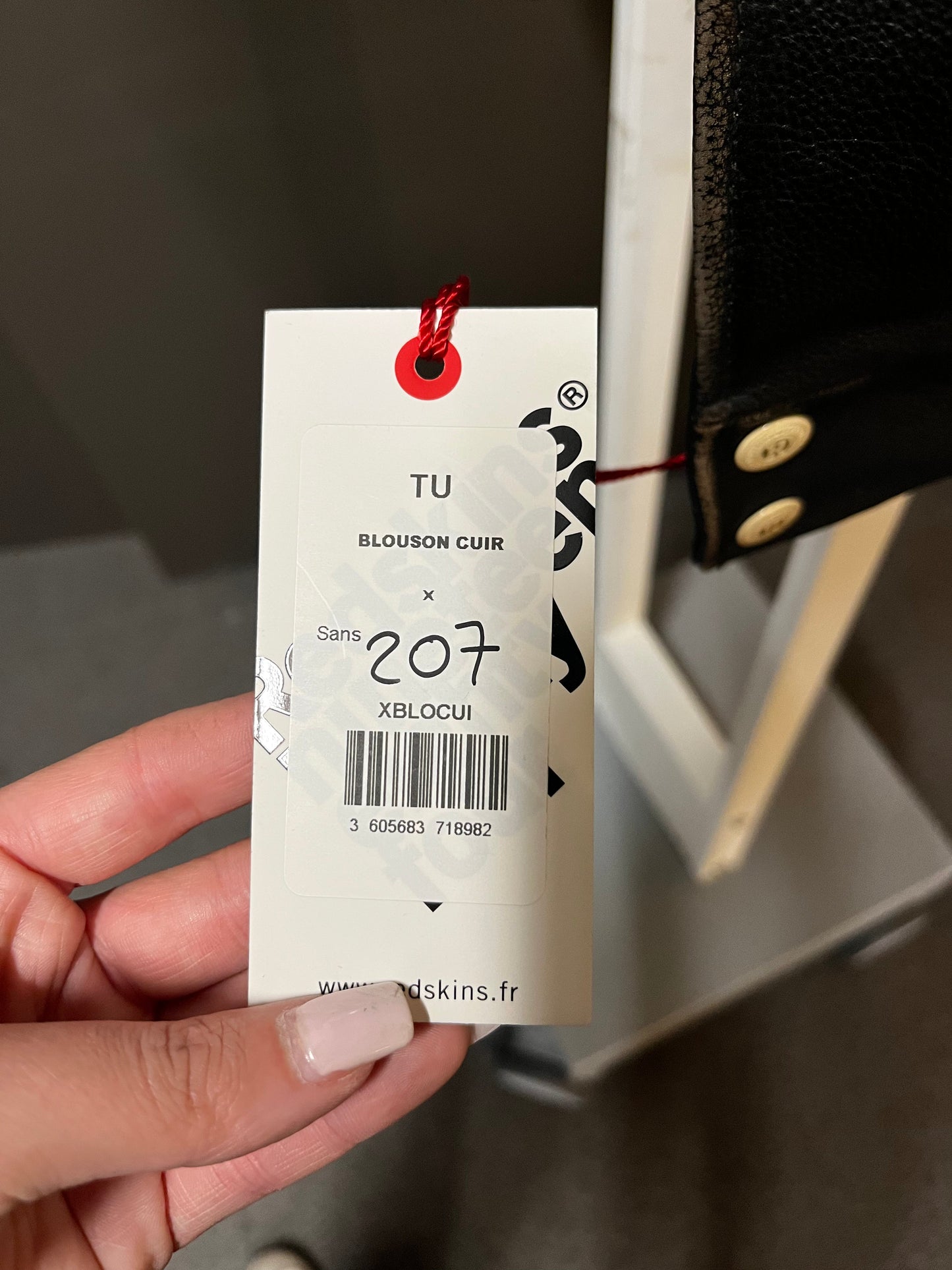 Blouson en cuir noir SKATEBOARD COHIBA