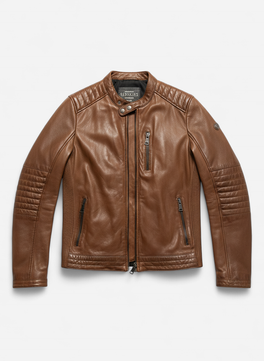 Veste cuir en excellent état ( neuve )