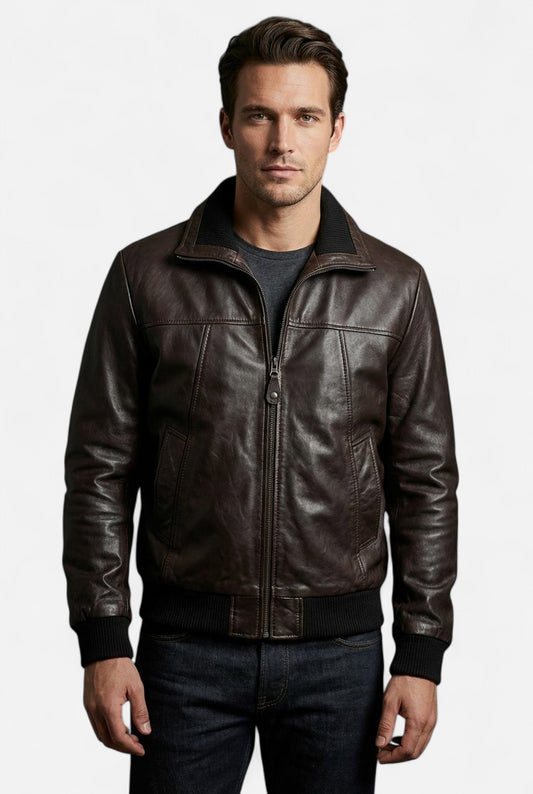 Blouson cuir RedSkins coupe aviateur Authentique