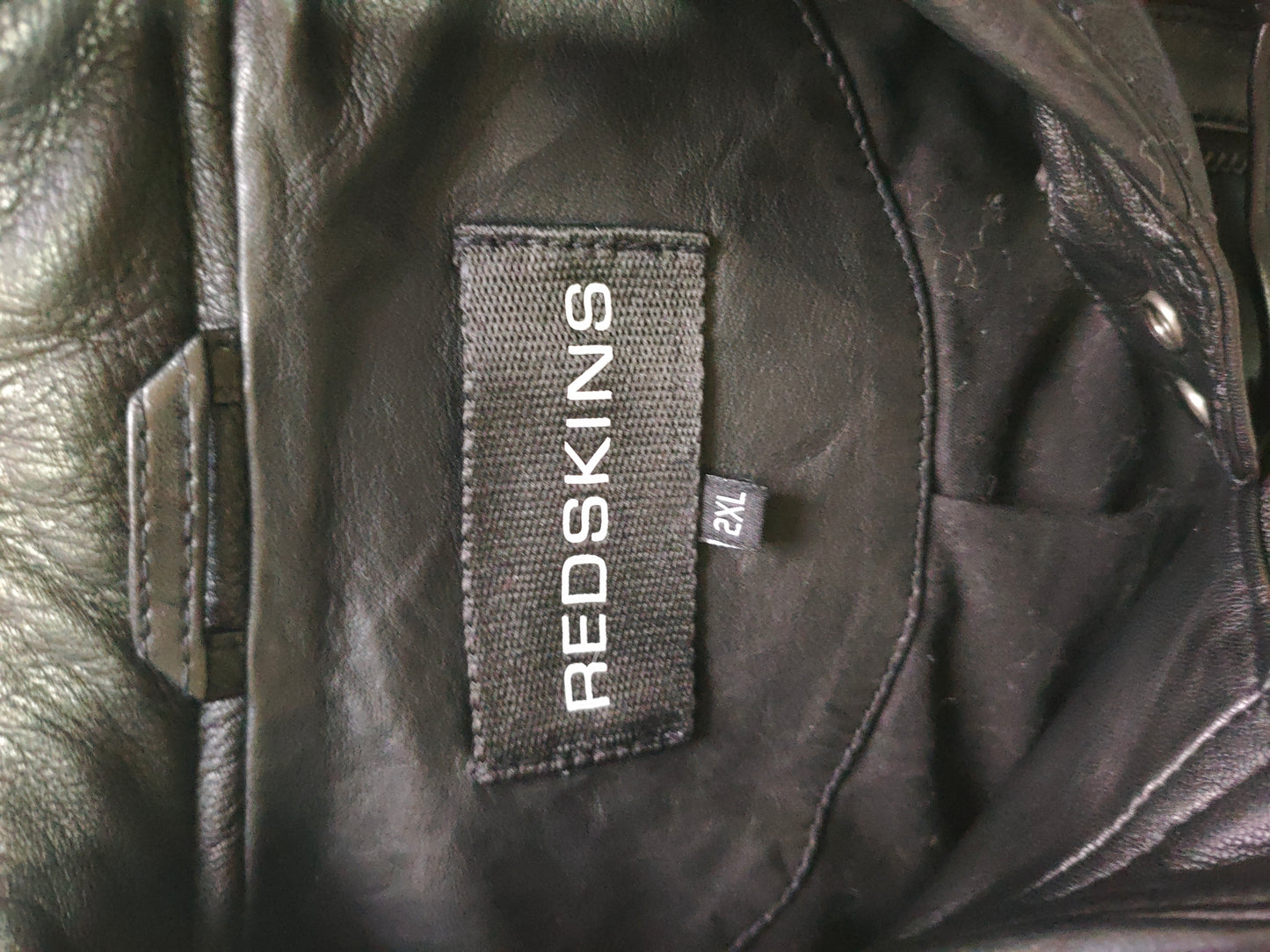 Blouson cuir homme redskins neuf