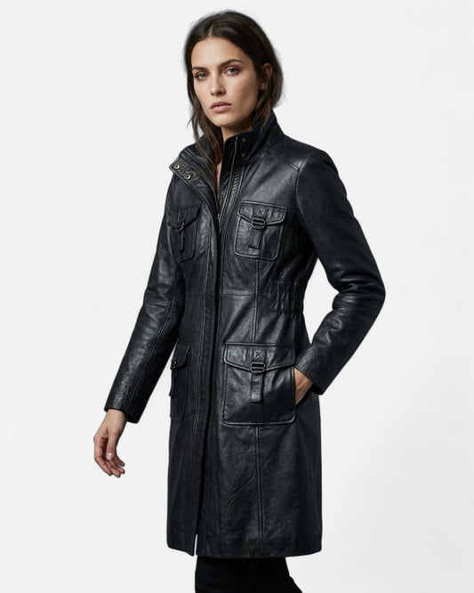 Manteau long vintage années 80/90