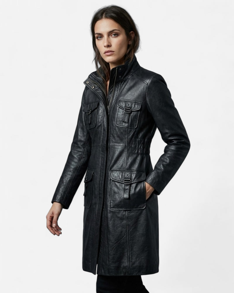 Manteau long vintage années 80/90