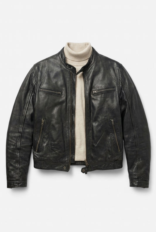 Veste legere en cuir