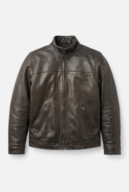 Blouson en cuir motard