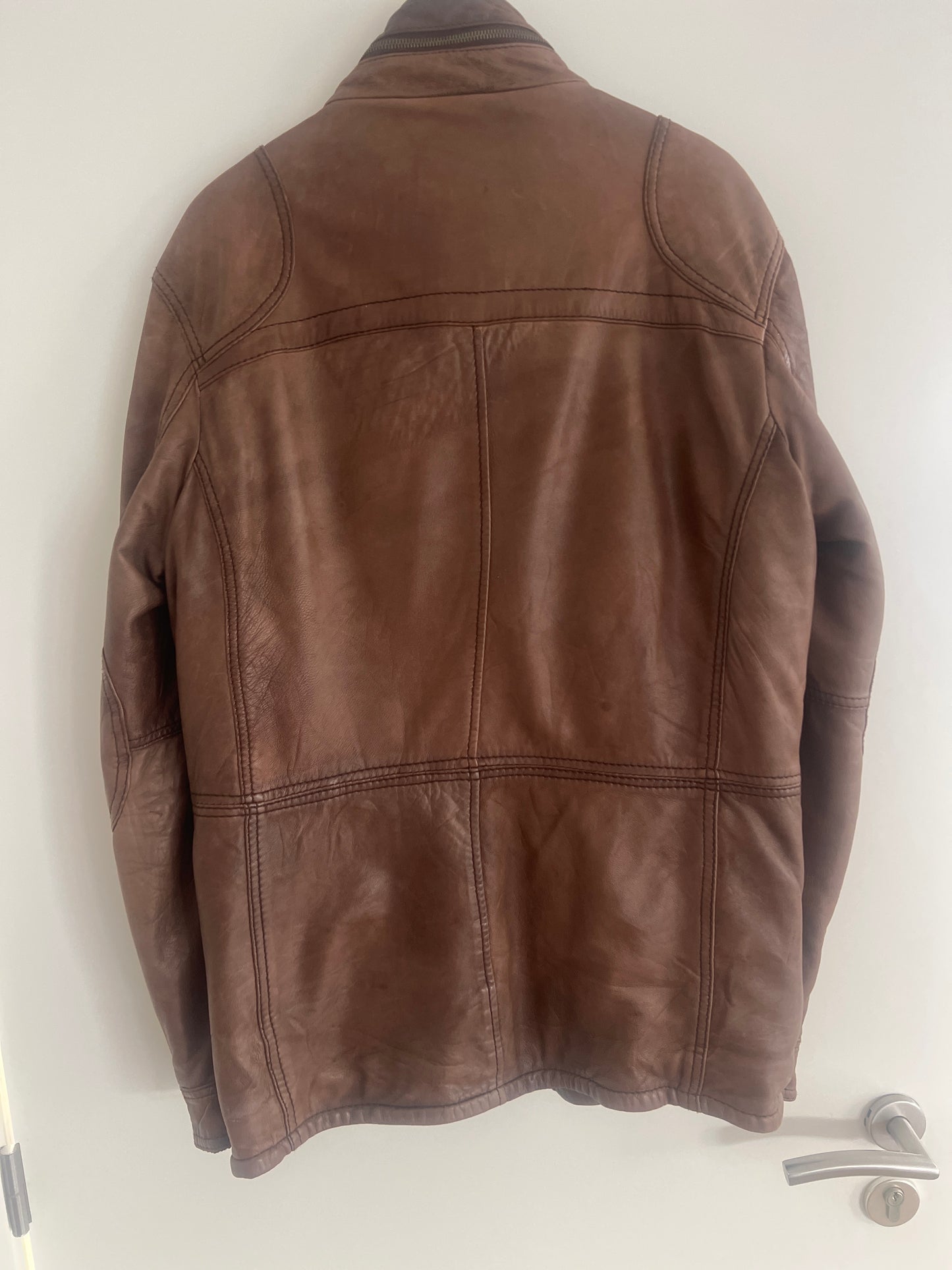 Veste cuir Redskins homme marron – neuve avec étiquette – style vintage