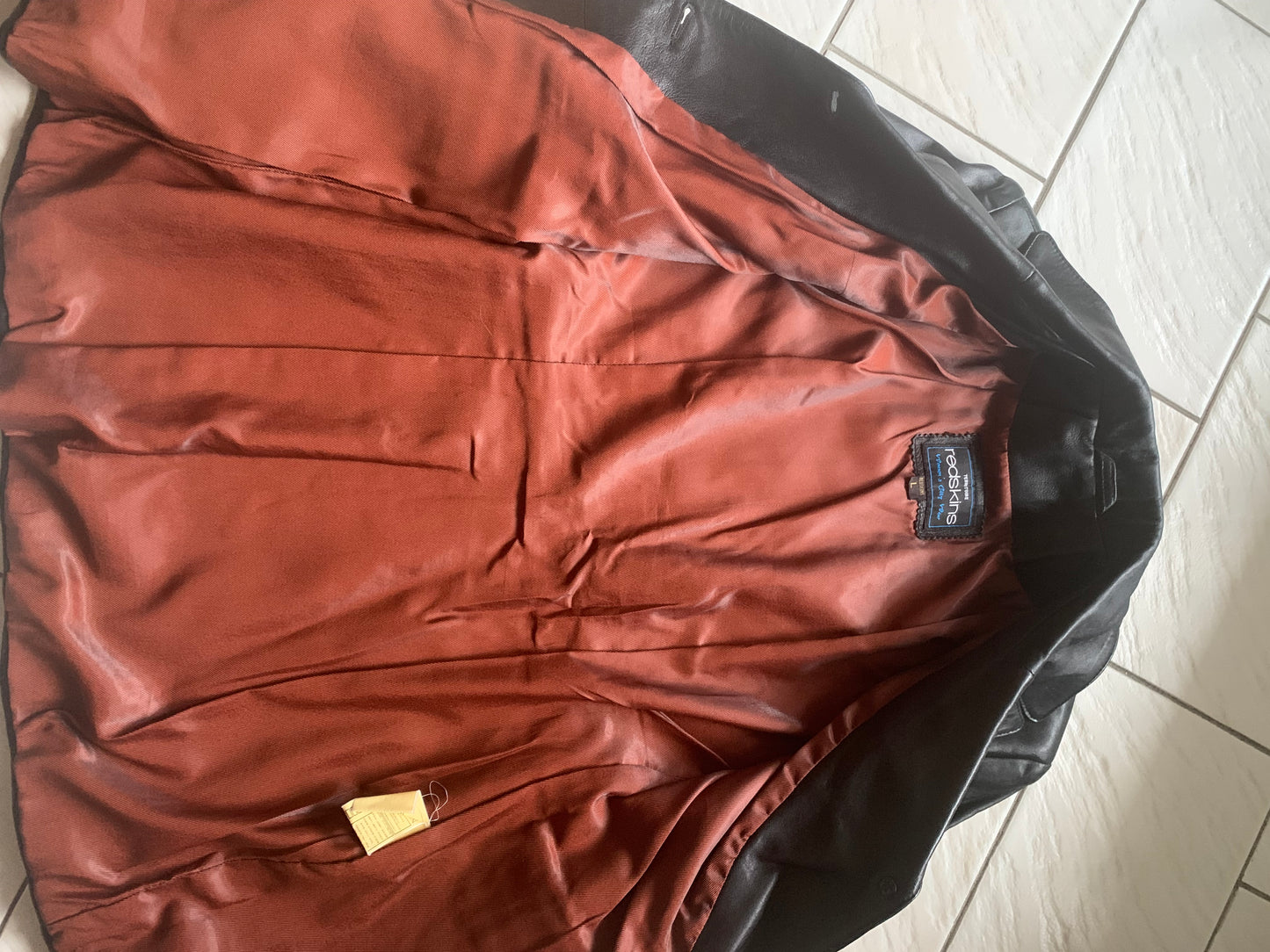 Veste noire cuir Femme