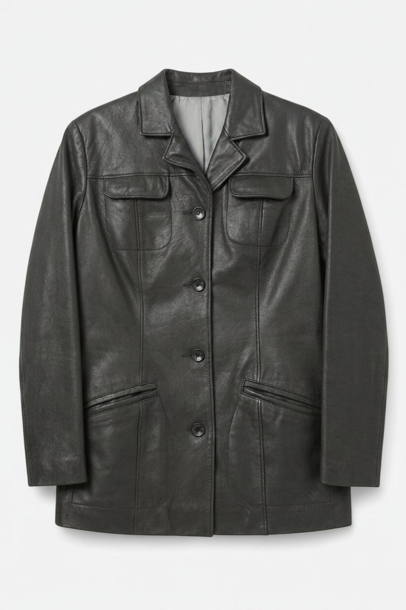 Veste cuir femme