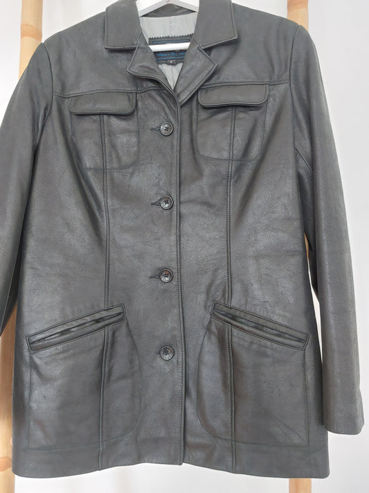 Veste cuir femme