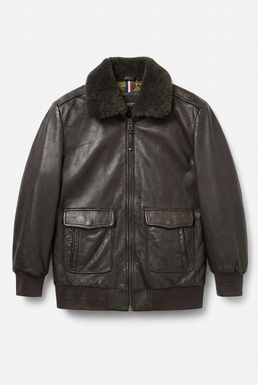 Blouson en cuir