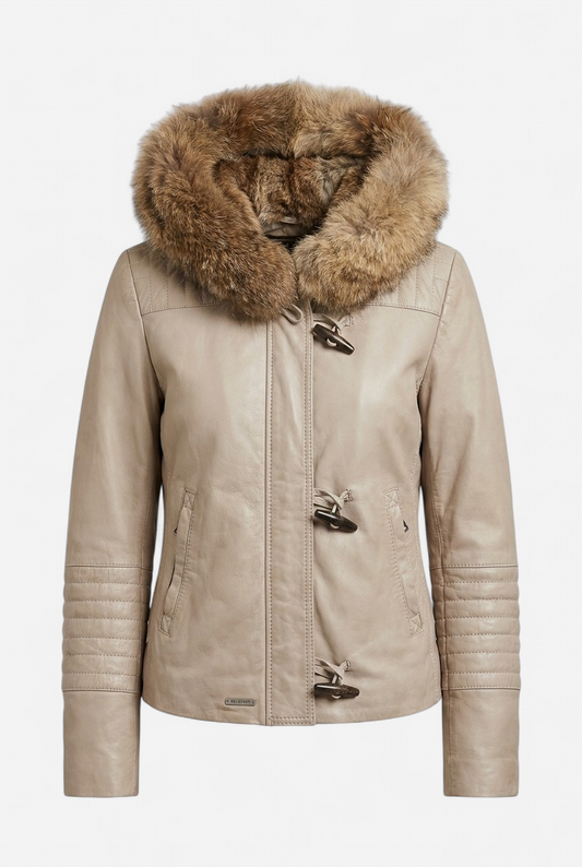 Manteau en cuir