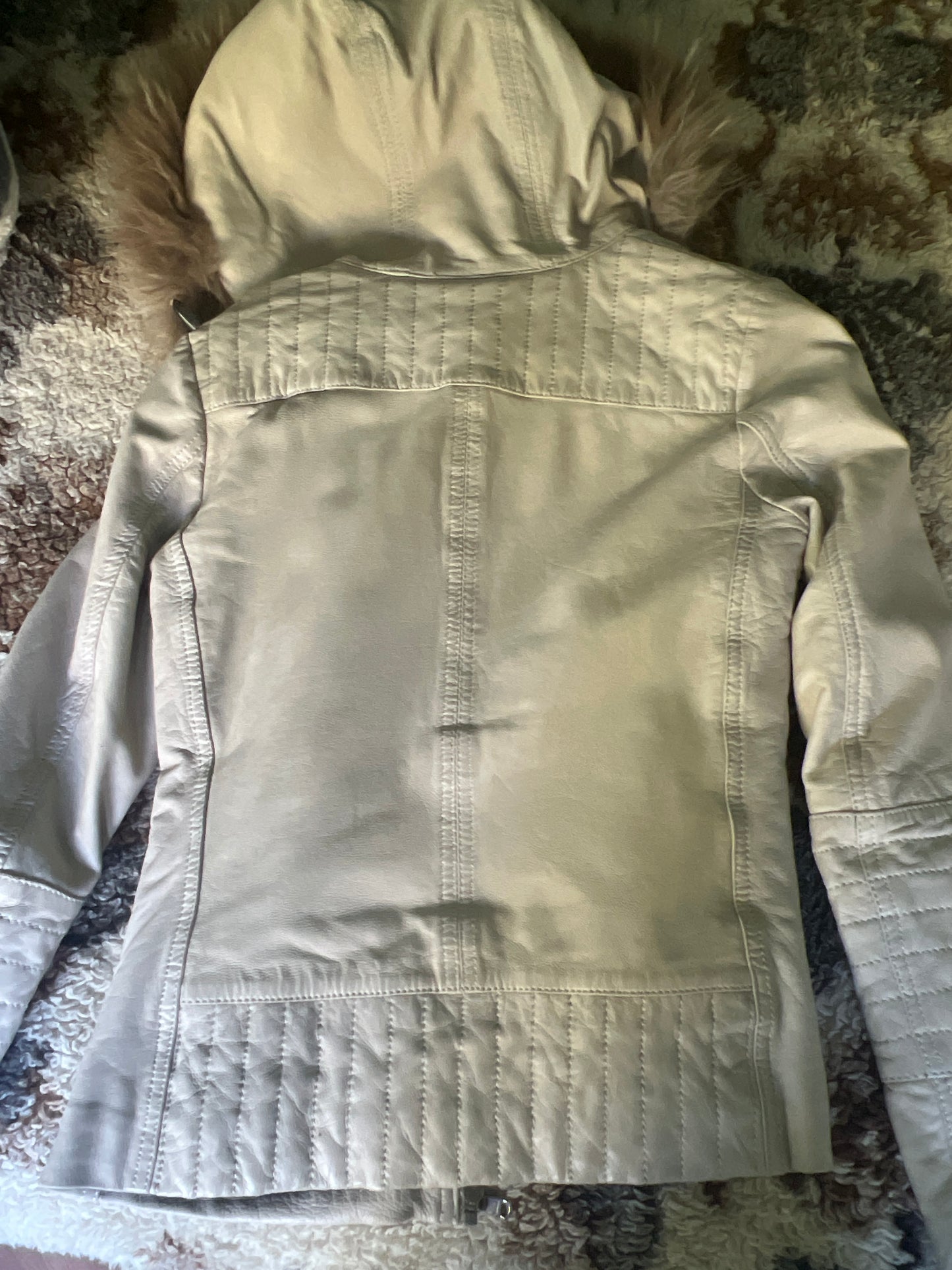 Manteau en cuir