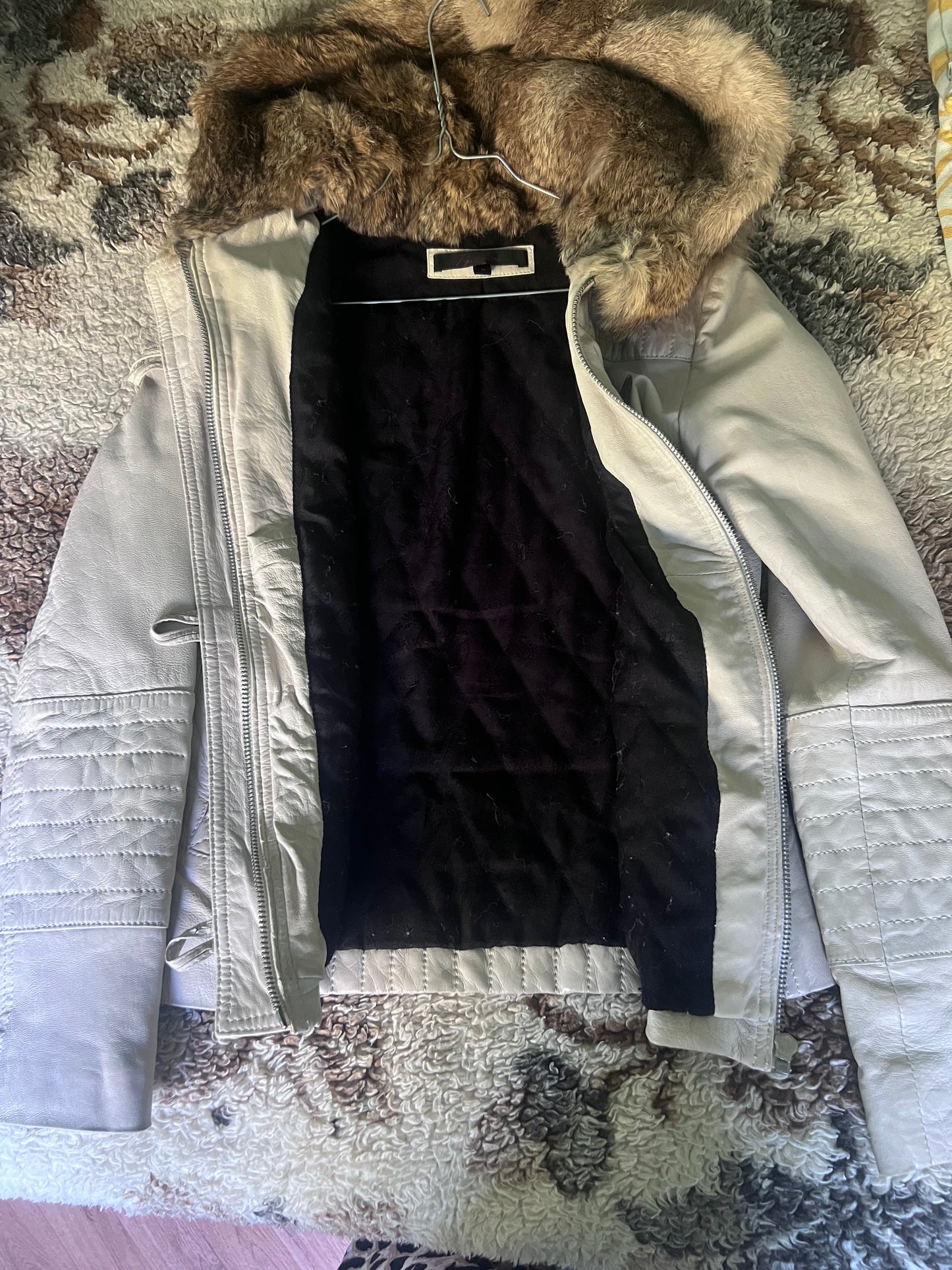 Manteau en cuir