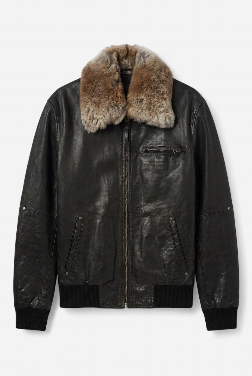 Blouson en cuir