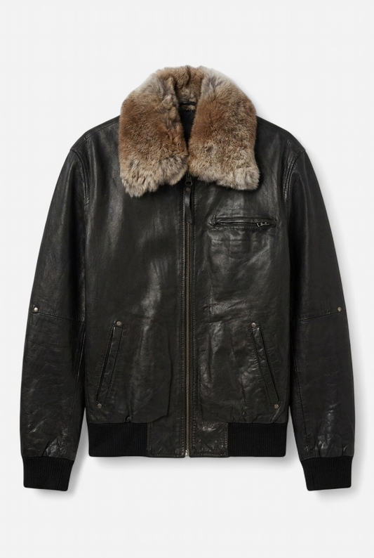 Blouson en cuir