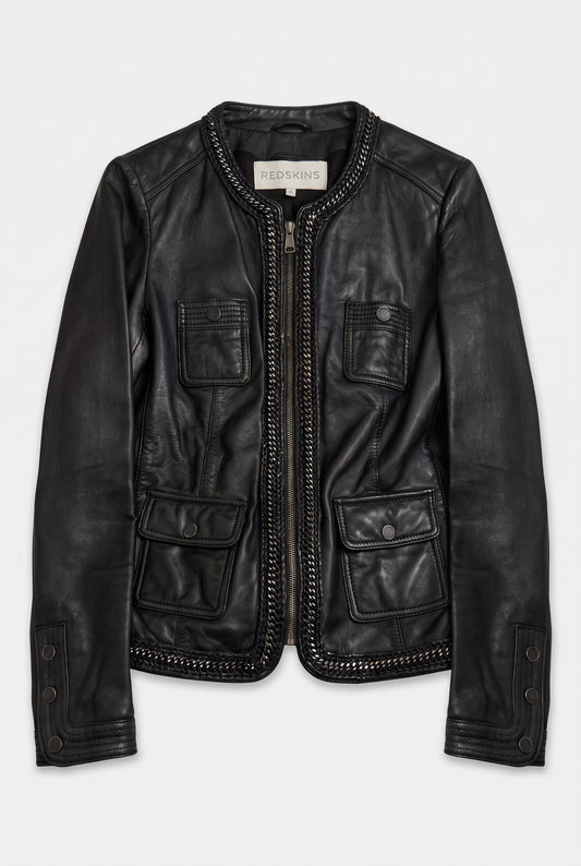 Veste COCO 100% Cuir de mouton taille M