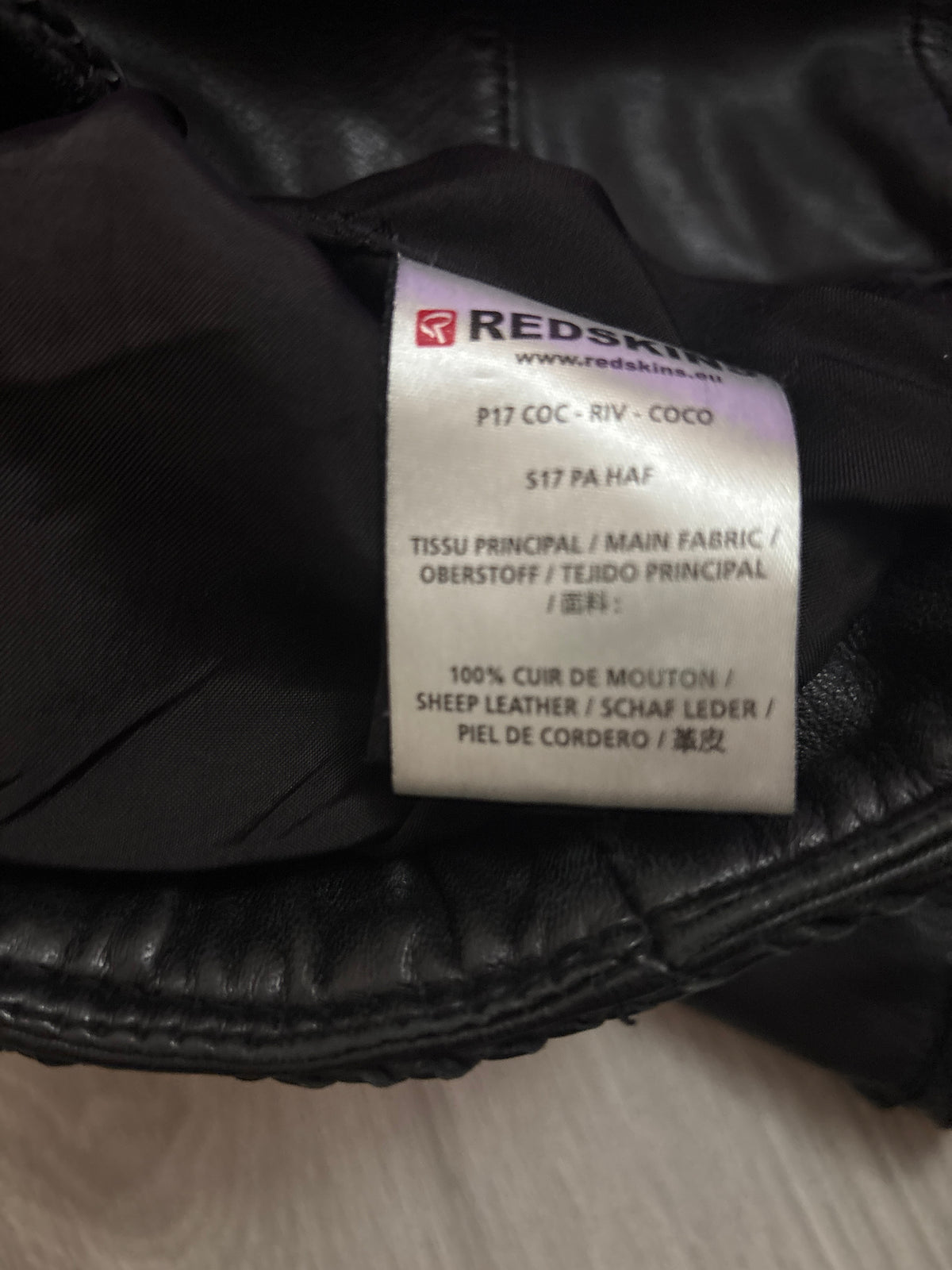 Veste COCO 100% Cuir de mouton taille M