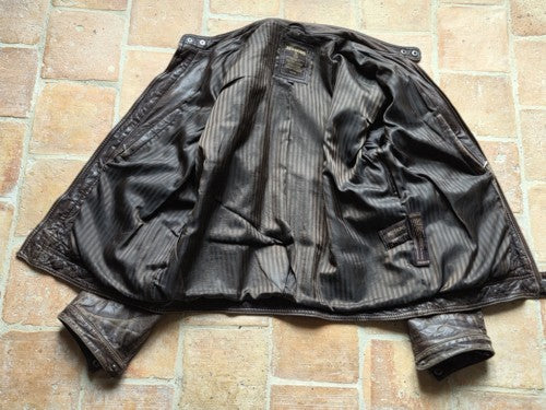 Blouson vintage cuir d'agneau