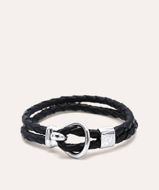 Bracelet en cuir tressé