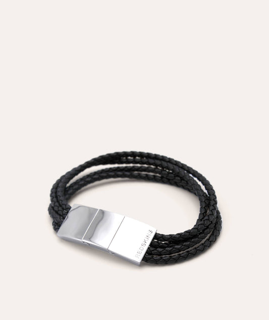 Bracelet en cuir tressé