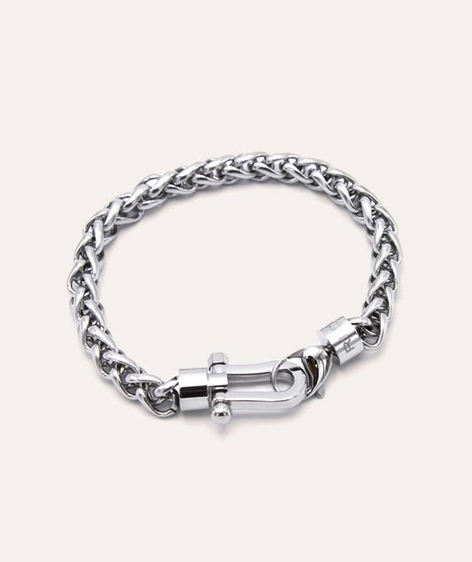 Bracelet chaine acier