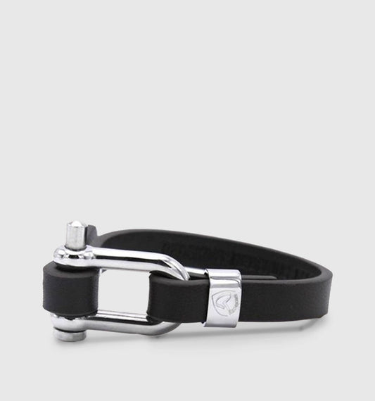 Bracelet en cuir ajustable chocolat
