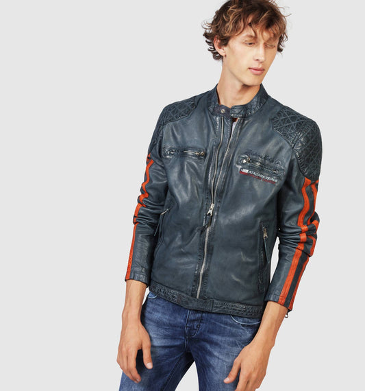 Blouson en cuir RIVAS ROCHO