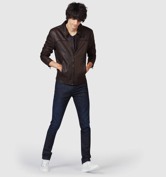 Blouson en cuir ARON STRIKING