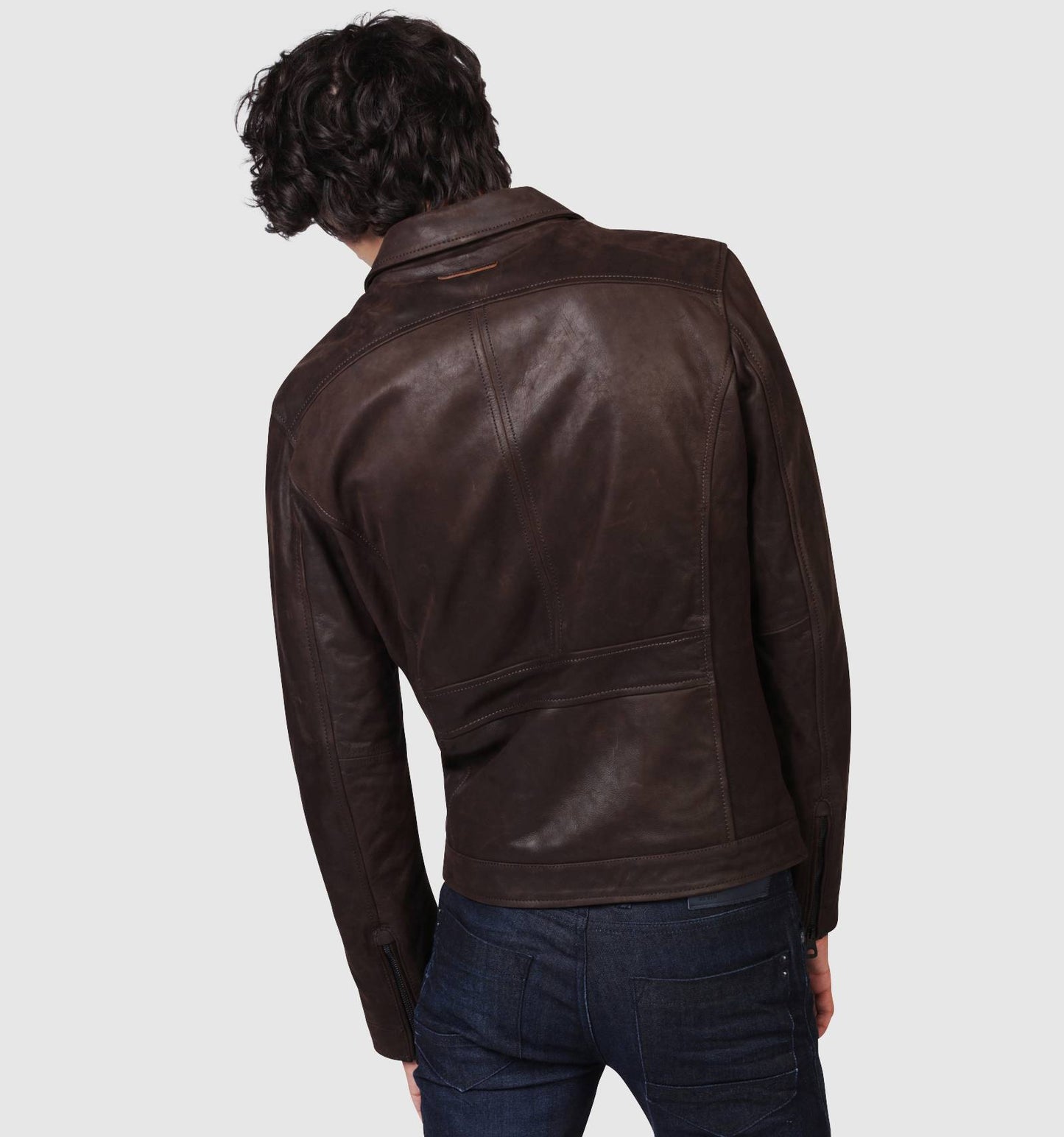Blouson en cuir ARON STRIKING