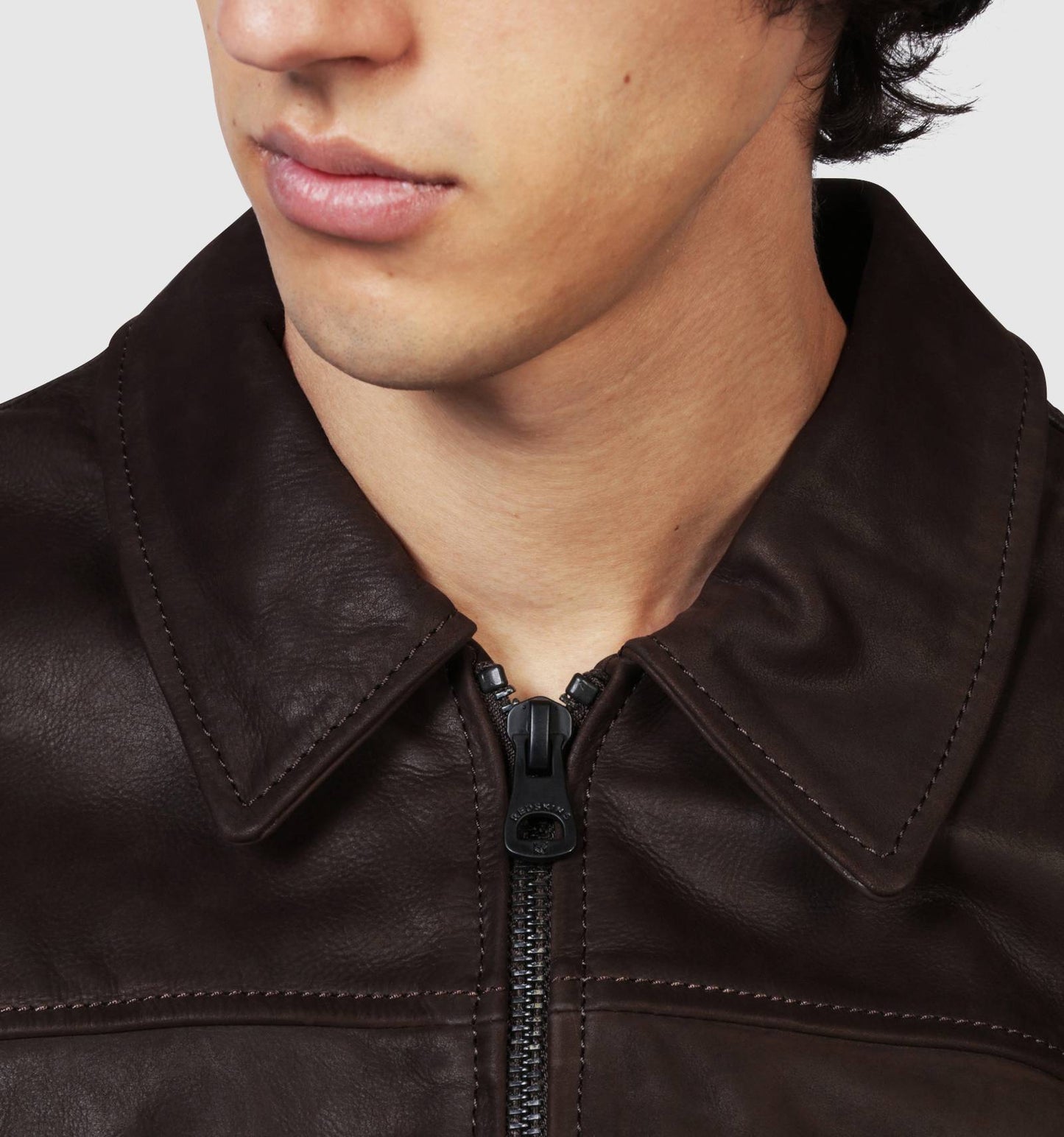 Blouson en cuir ARON STRIKING