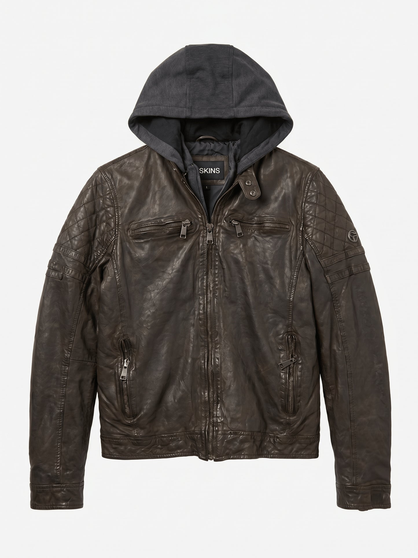 Blouson en cuir cognac RYDE BARCELONA